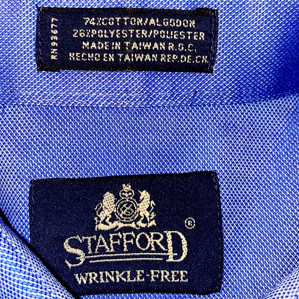 (M) Casual Stafford Button Down Shirt